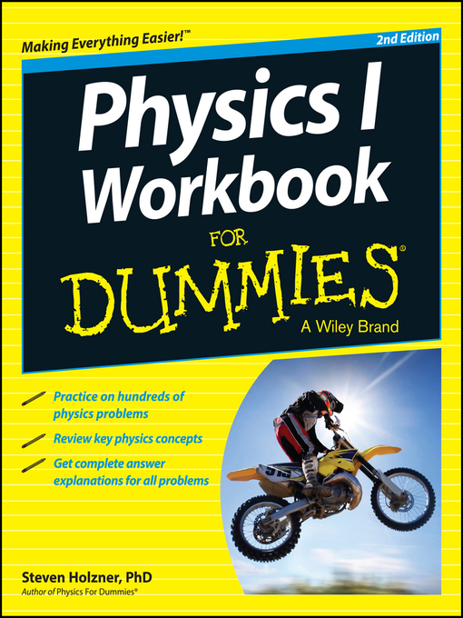 Title details for Physics I Workbook For Dummies by Steven Holzner - Wait list